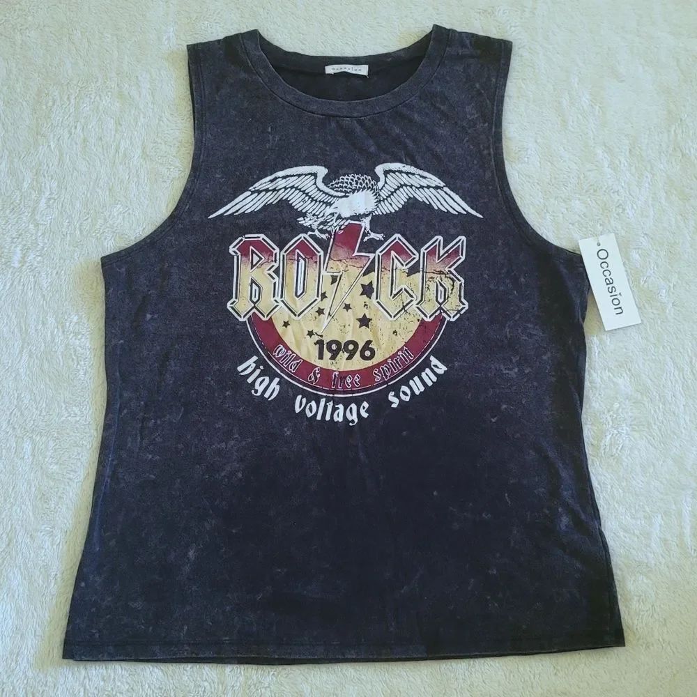 Occasion "Rock"🎸 Graphic Tank Top - NWT